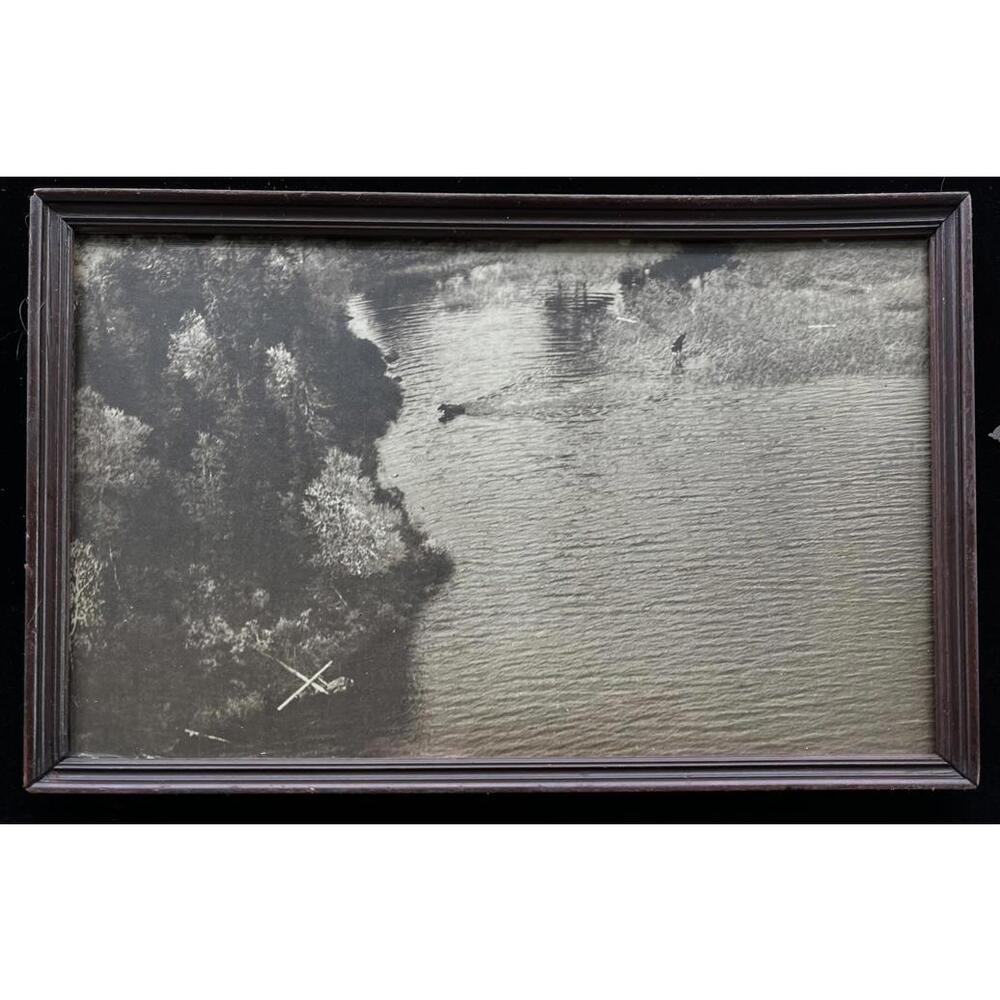 Antique Wilderness Photograph Fairchild Aerial Survey Grand Mere Quebec Canada